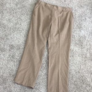 Pull on camel color pant
